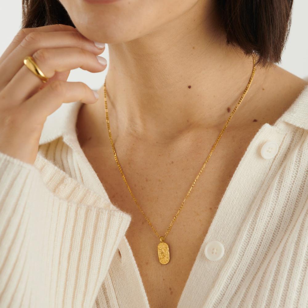 katie loxton 'Virgo' Waterproof Gold Zodiac Necklace