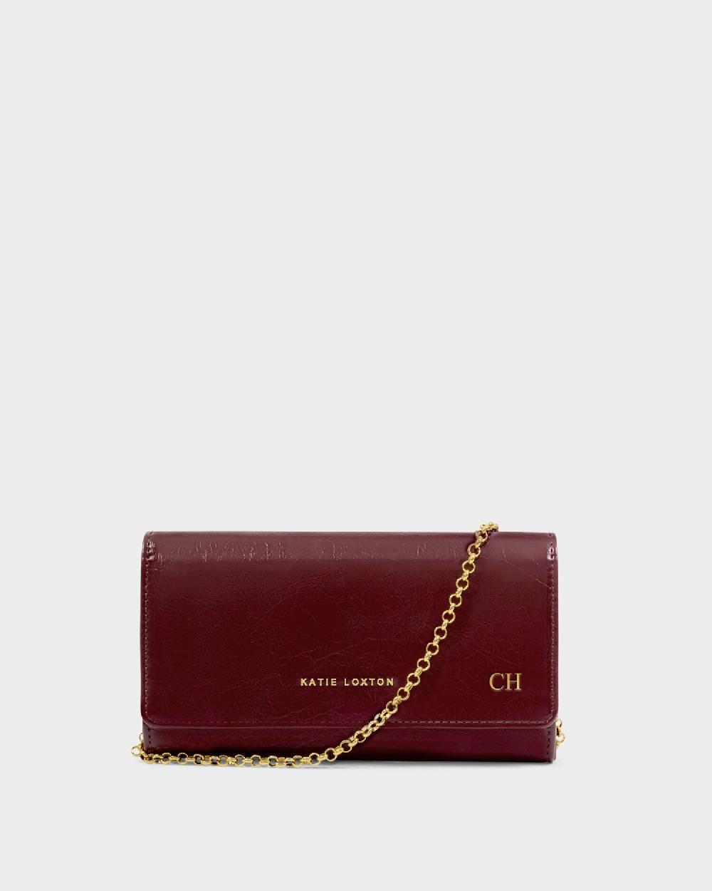 Katie Loxton Zea Patent Crackle Crossbody Purse