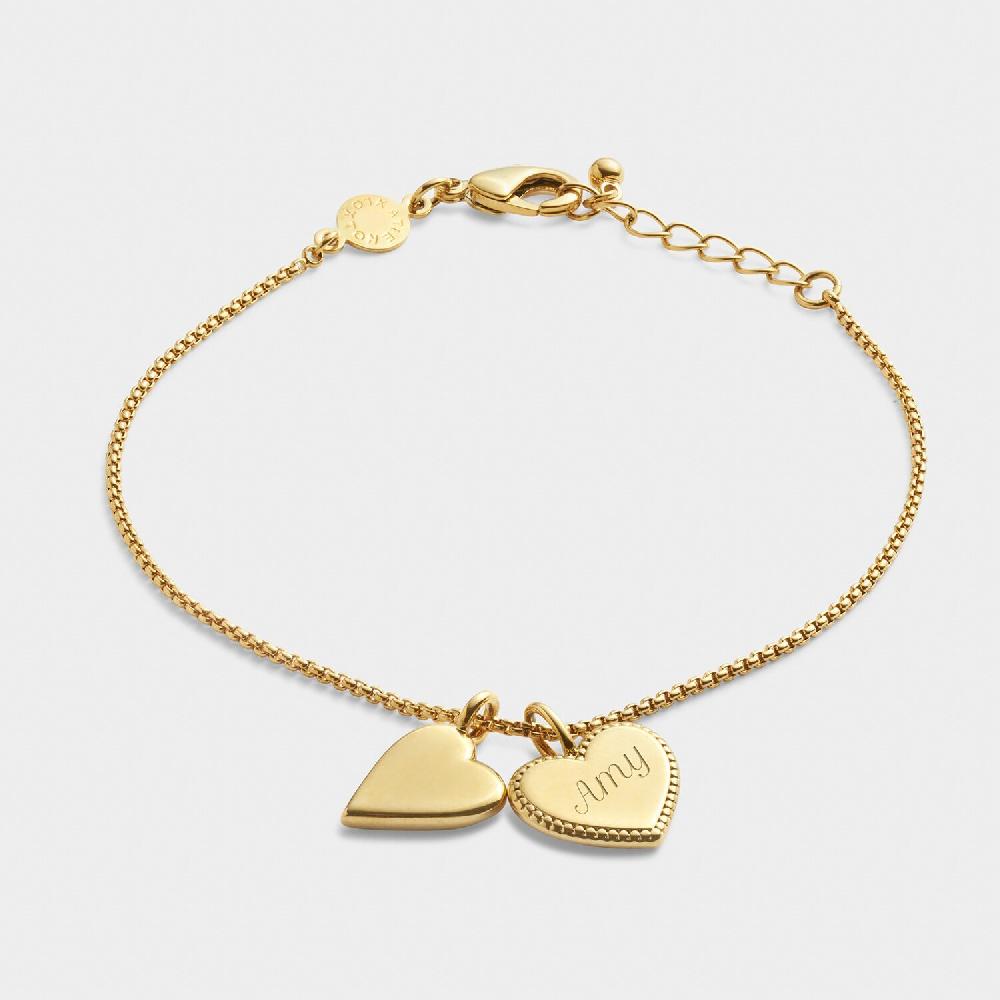 Katie Loxton 'Maid Of Honour' Waterproof Gold Bridal Charm Bracelet