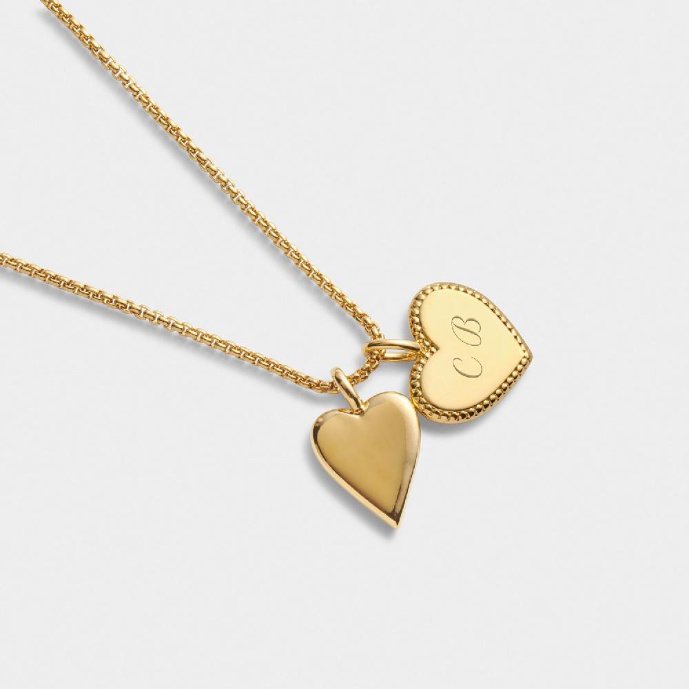 Katie Loxton 'Miss To Mrs' Waterproof Gold Bridal Charm Necklace