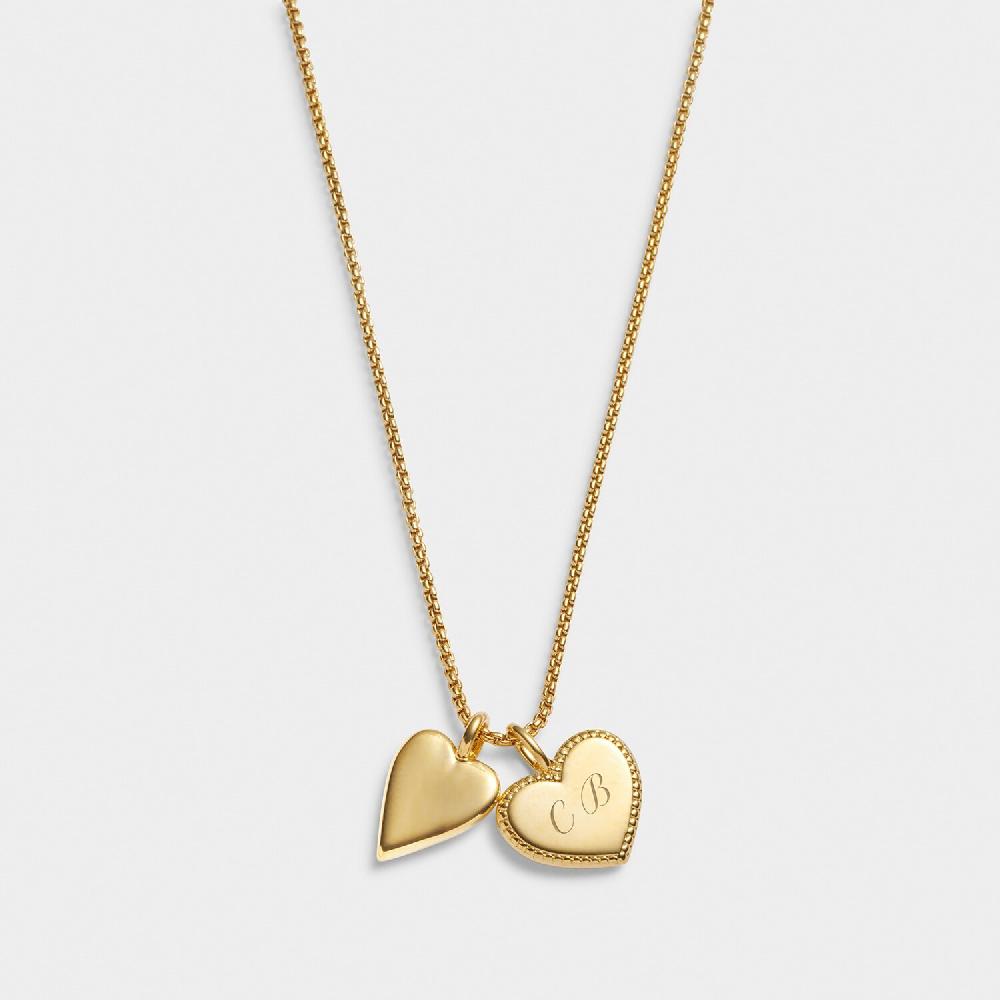 Katie Loxton 'Miss To Mrs' Waterproof Gold Bridal Charm Necklace