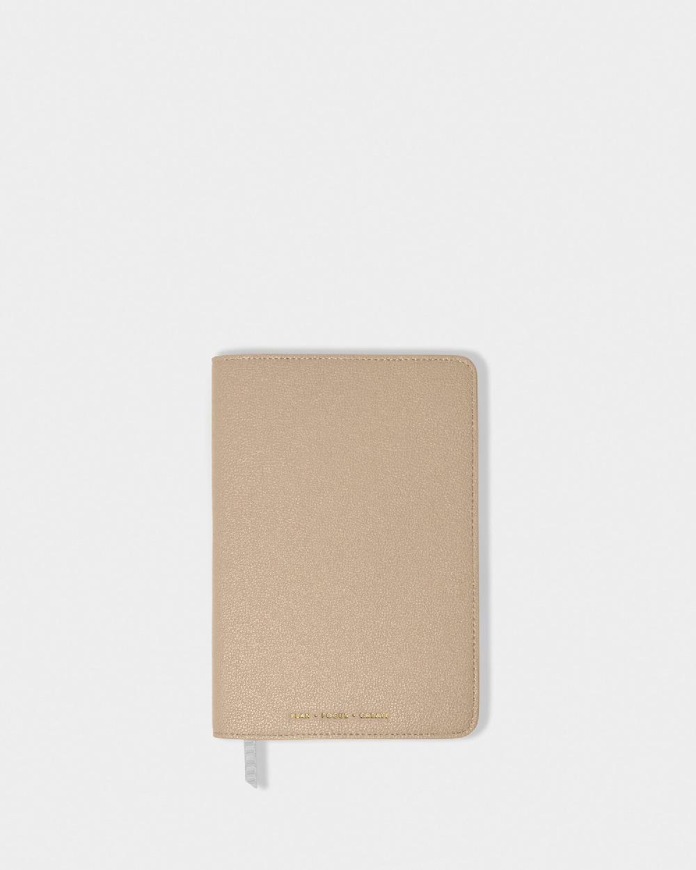 Katie Loxton Notebook Cover And A5 Lined Notepad 'Plan Focus Create'