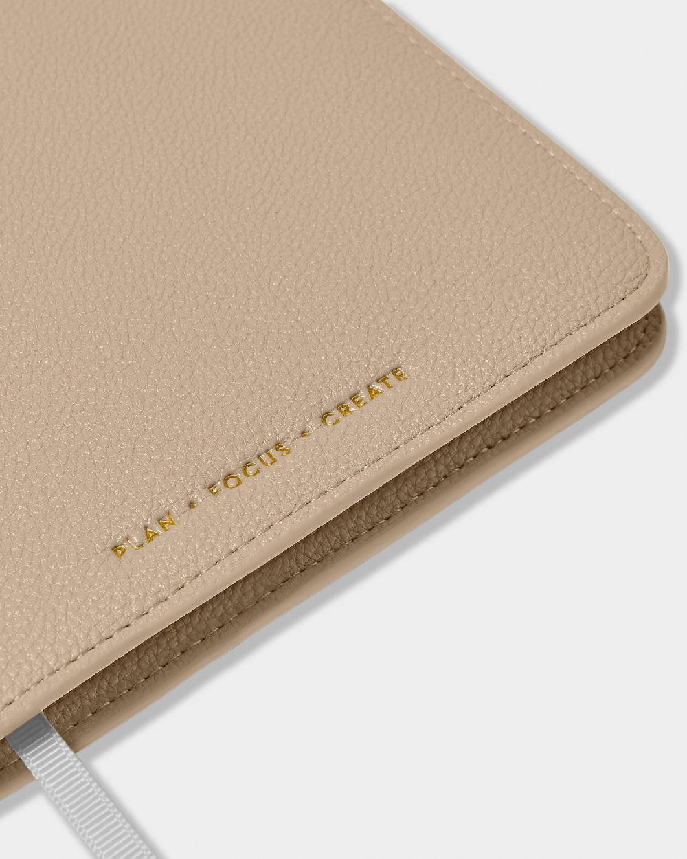 Katie Loxton Notebook Cover And A5 Lined Notepad 'Plan Focus Create'