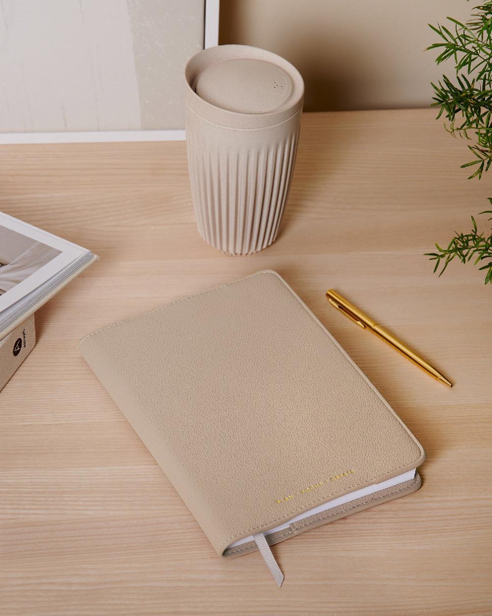 katie loxton Notebook Cover and A5 Lined Notepad 'Plan Focus Create'