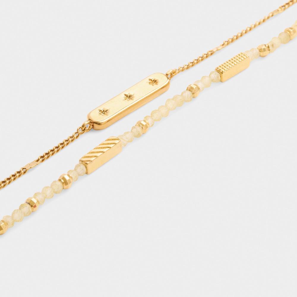 Katie Loxton 'November' Waterproof Gold Birthstone Bracelet