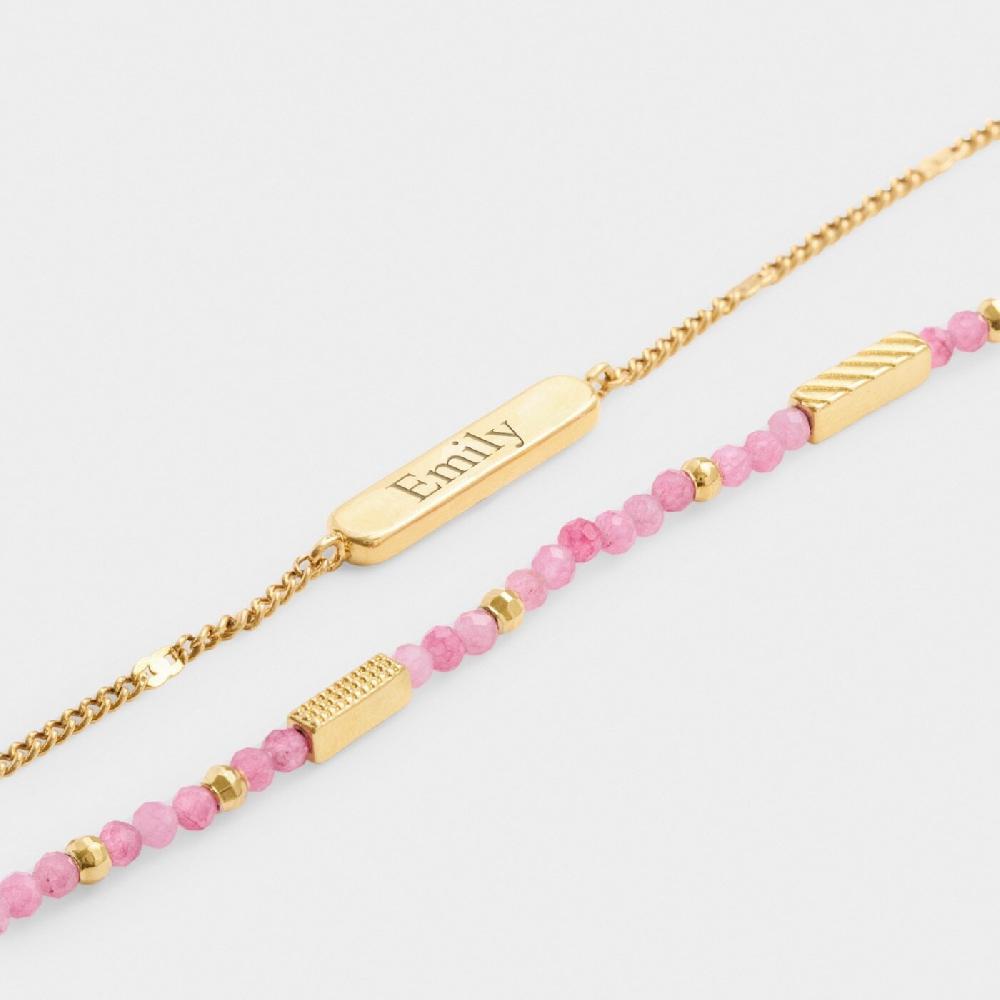 Katie Loxton 'October' Waterproof Gold Birthstone Bracelet