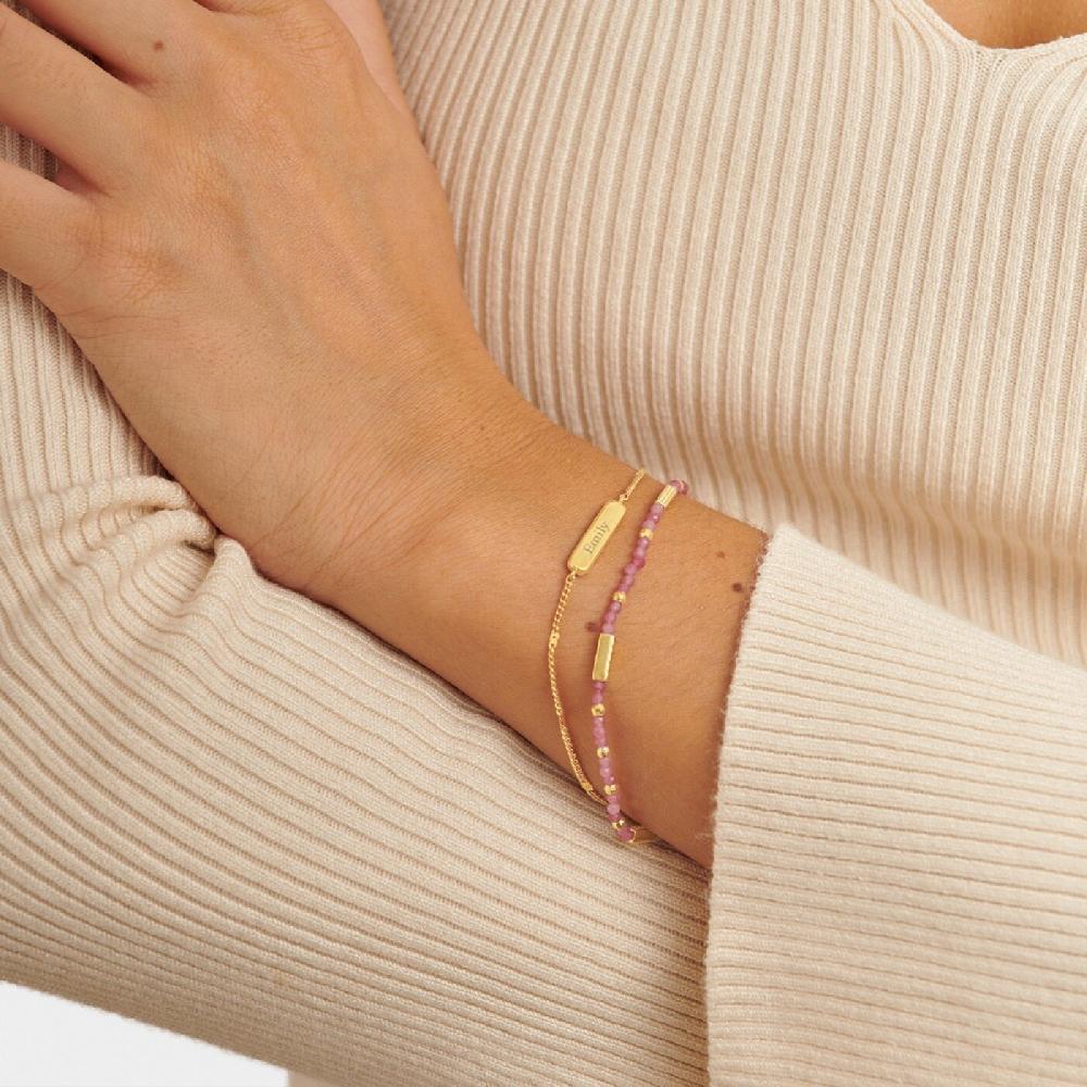 katie loxton 'October' Waterproof Gold Birthstone Bracelet