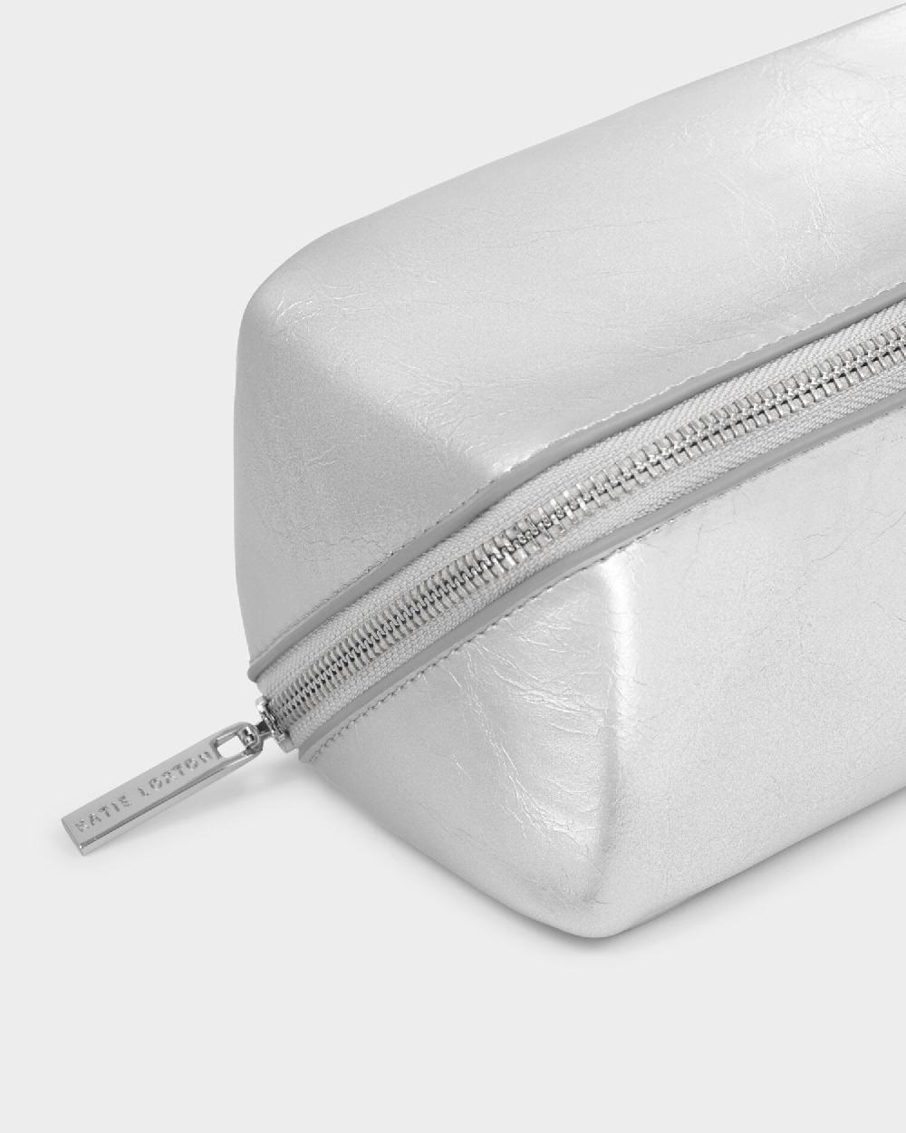 Katie Loxton Patent Crackle Fold-Out Mirror Makeup Bag