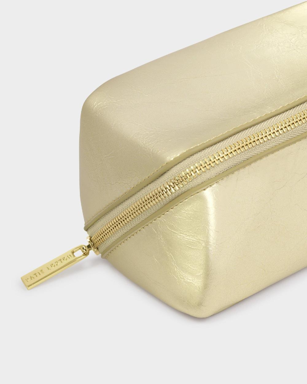 Katie Loxton Patent Crackle Fold-Out Mirror Makeup Bag