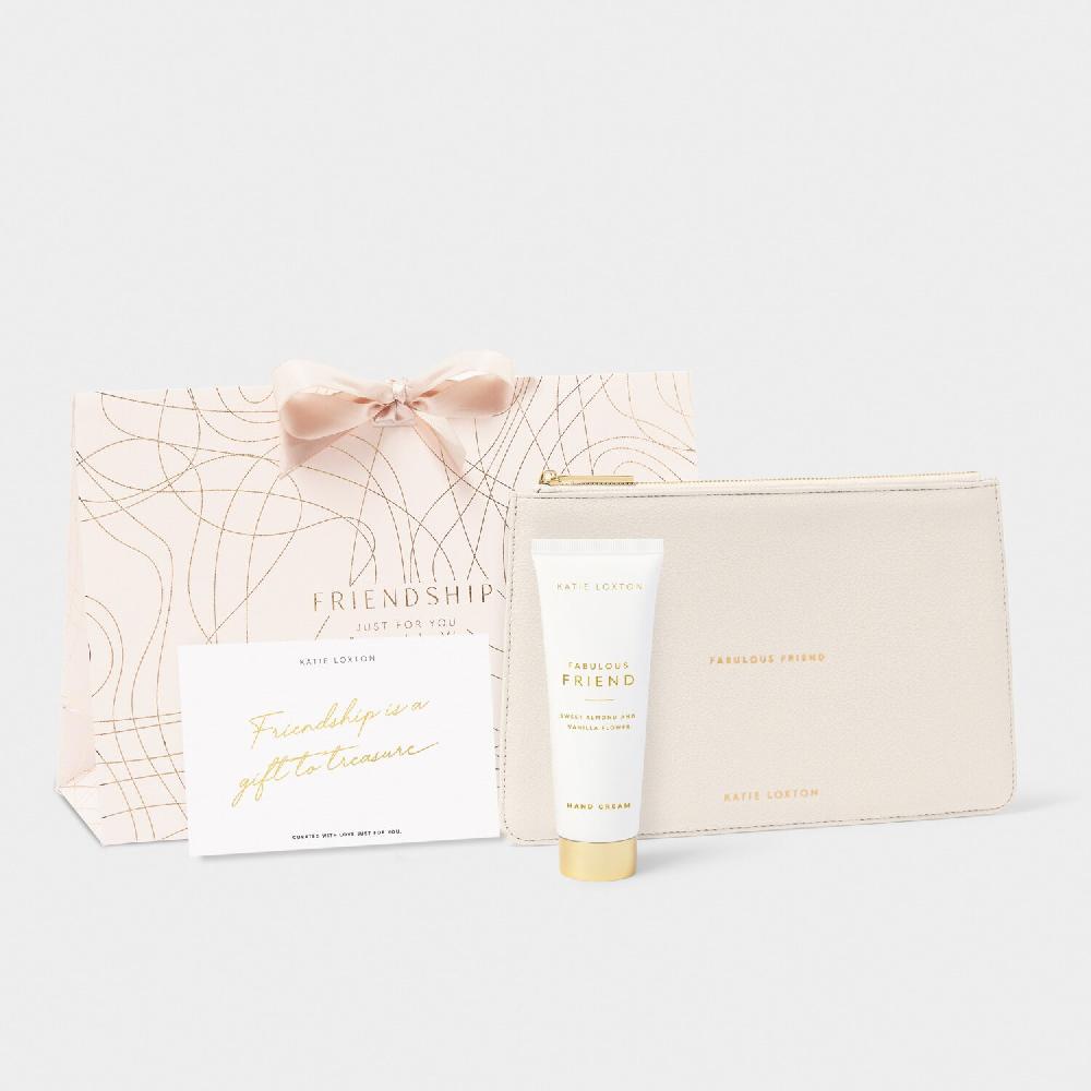 Katie Loxton Pouch And Hand Cream Gift Set 'Friendship'