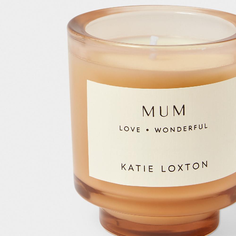 Katie Loxton Sentiment Candle 'Mum' Fresh Linen And White Lily