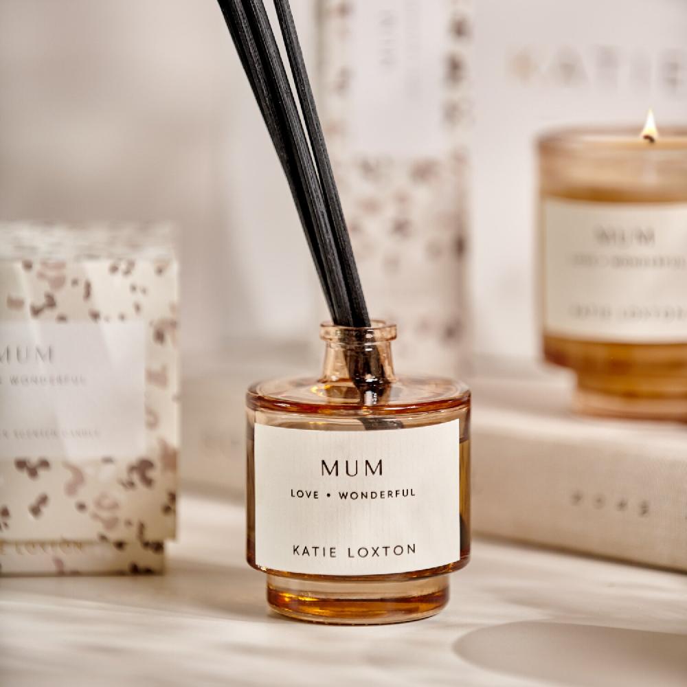 katie loxton Sentiment Reed Diffuser 'Mum' Fresh Linen and White Lily