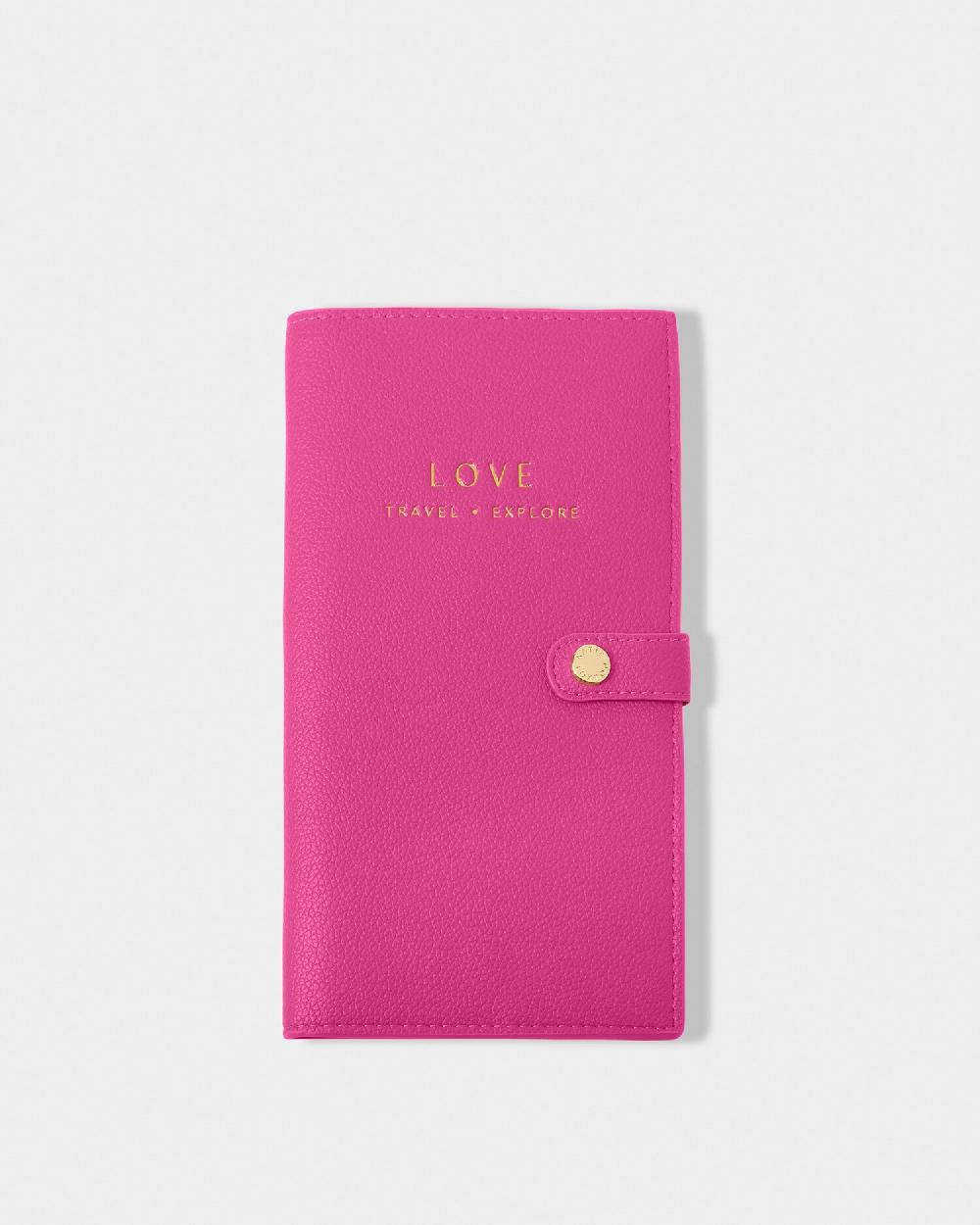 Katie Loxton Sentiment Travel Wallet 'Love Travel Explore'