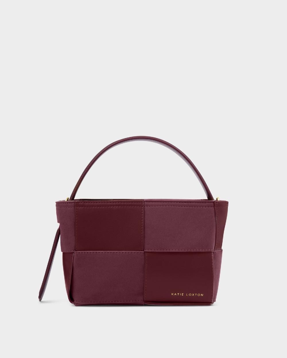 Katie Loxton Taya Hand Woven Suedette Top Handle Bag