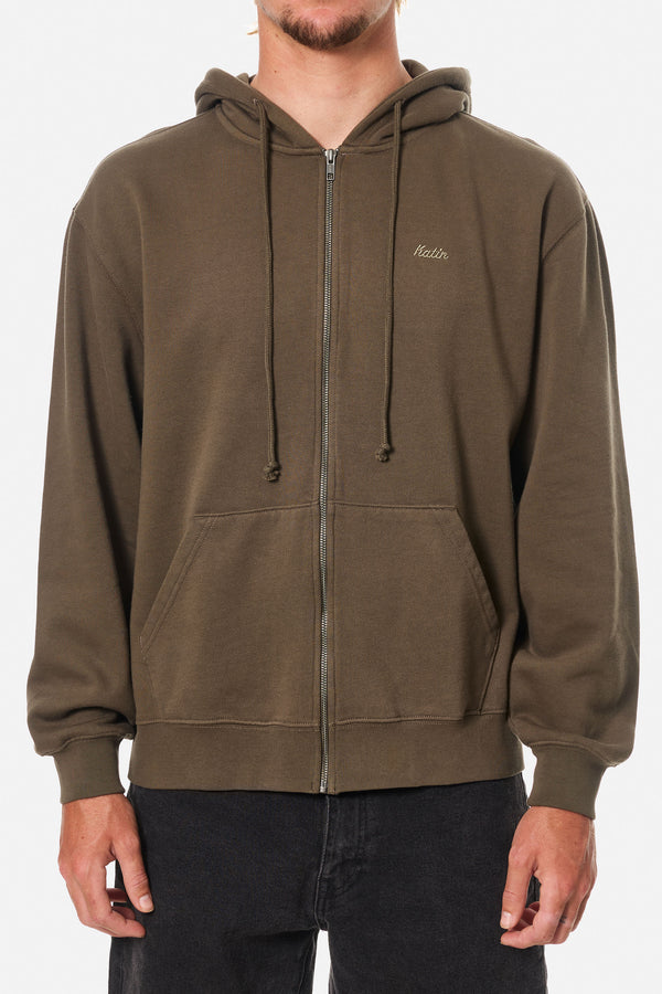 Katin EMBROIDERED FULL ZIP HOODIE