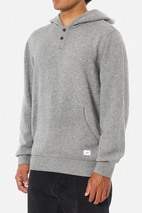 Katin HAYES HOODED HENLEY SWEATER