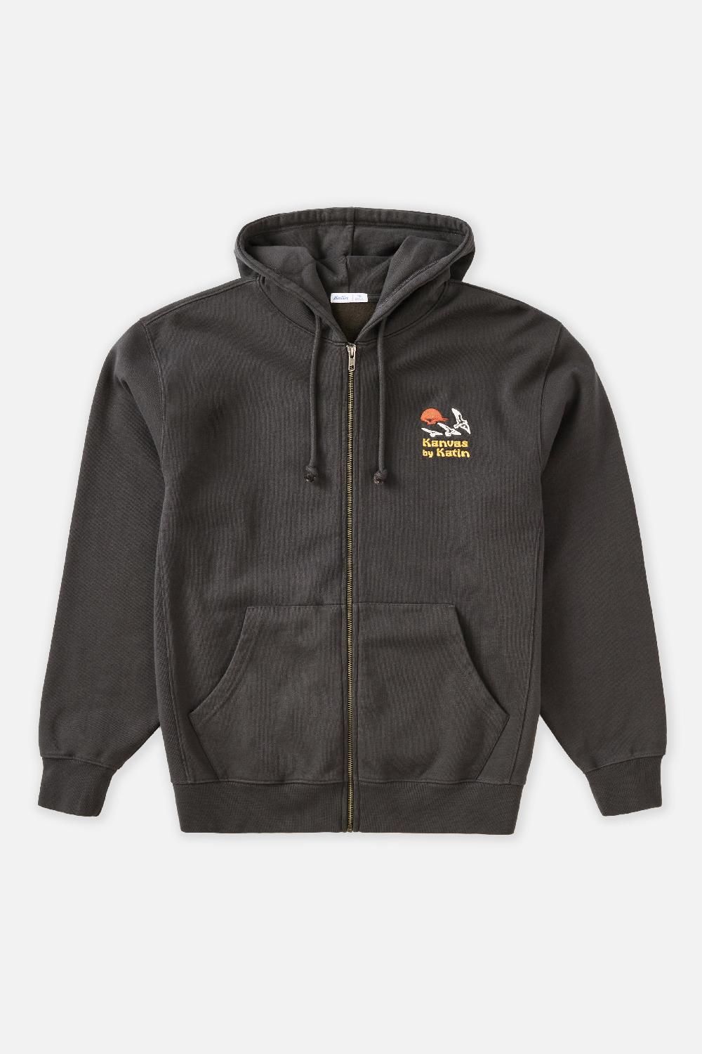 katin SUNSET EMBROIDERED ZIP HOODIE