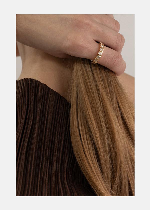 Katkim Asscher Cosma Eternity Band