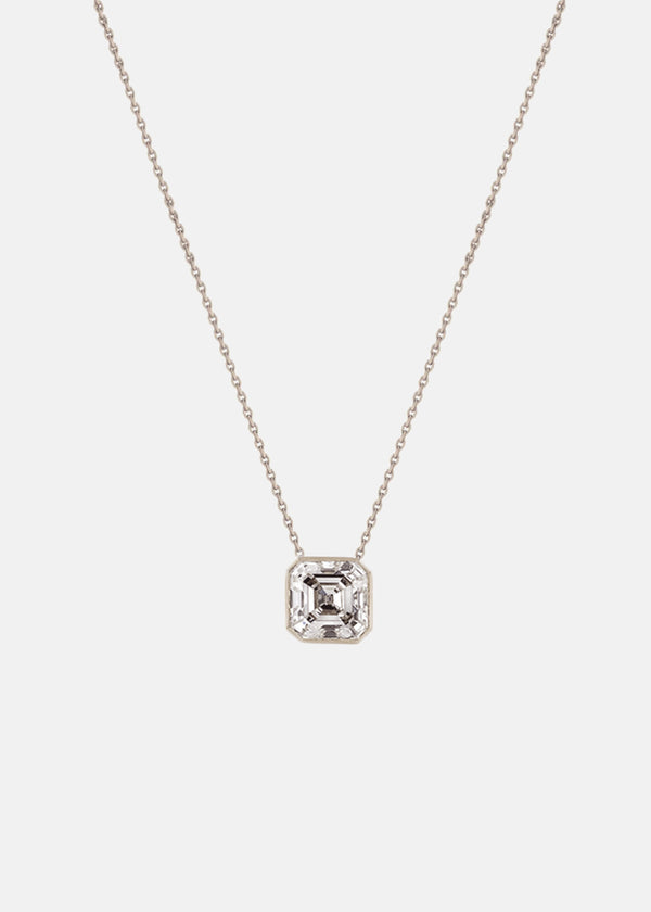 Katkim Asscher Diamond Cosma Necklace