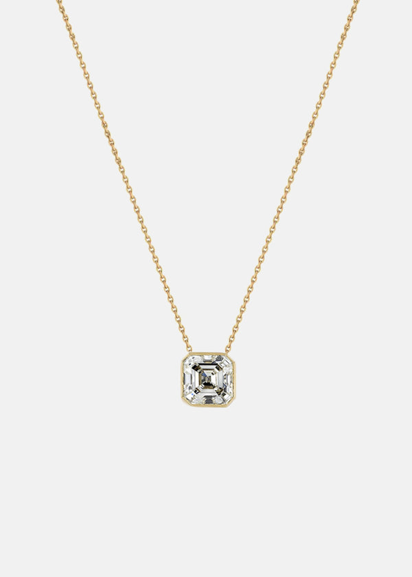 katkim Asscher Diamond Cosma Necklace