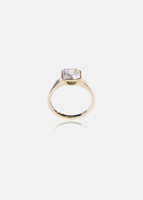 Katkim Asscher Diamond Cosma Ring