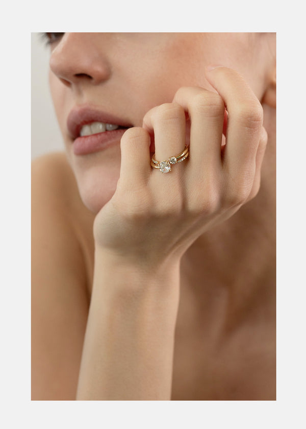 Katkim Brilliant Crescendo Ring