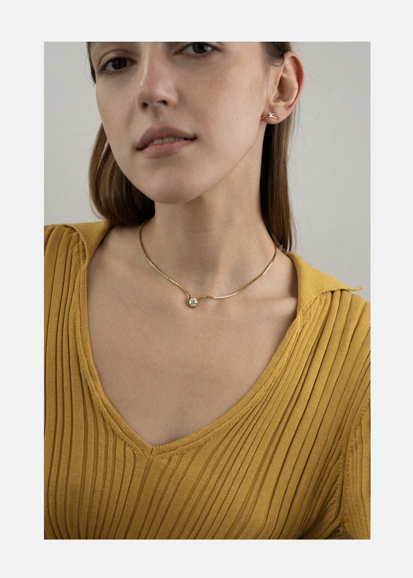 Katkim Brilliant Diamond Trace Necklace