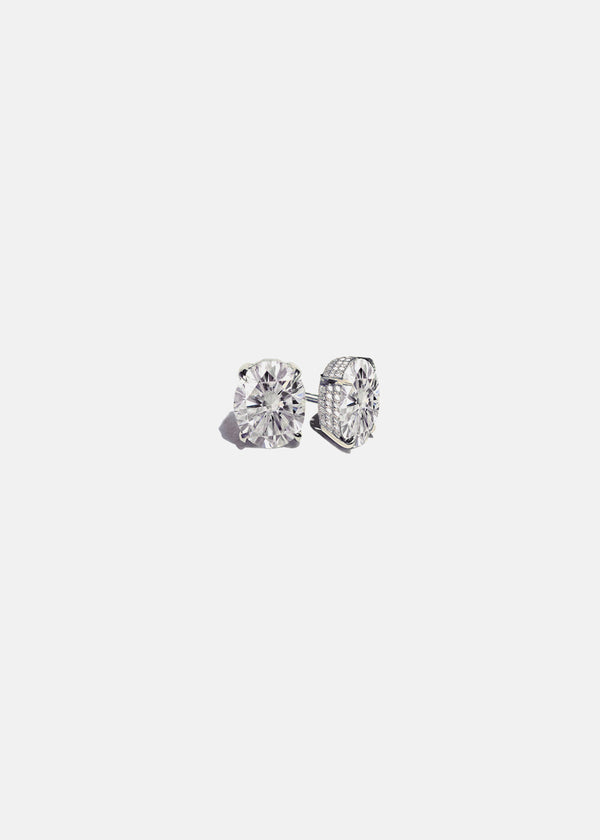 Katkim Cerré Oval Diamond Earrings