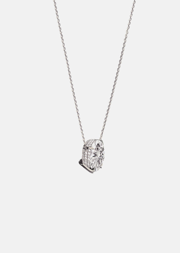 Katkim Cerré Oval Diamond Necklace