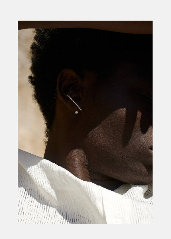 Katkim Crescendo Flare Pavé Earring