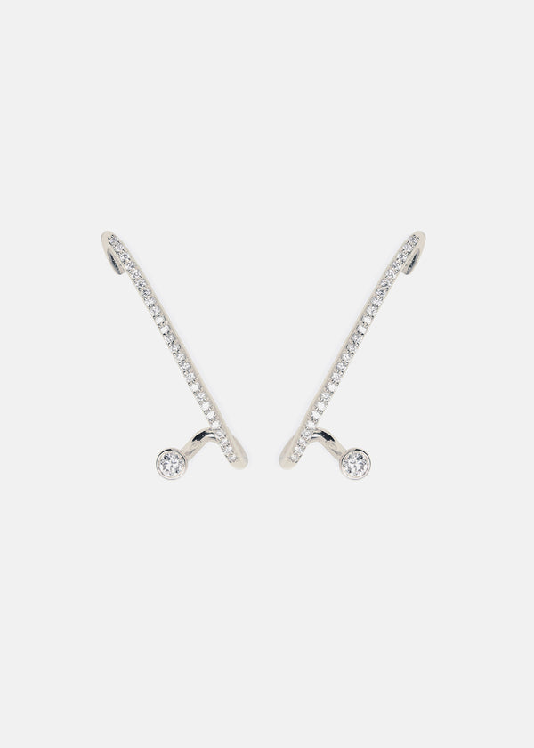 Katkim Crescendo Flare Pavé Earring