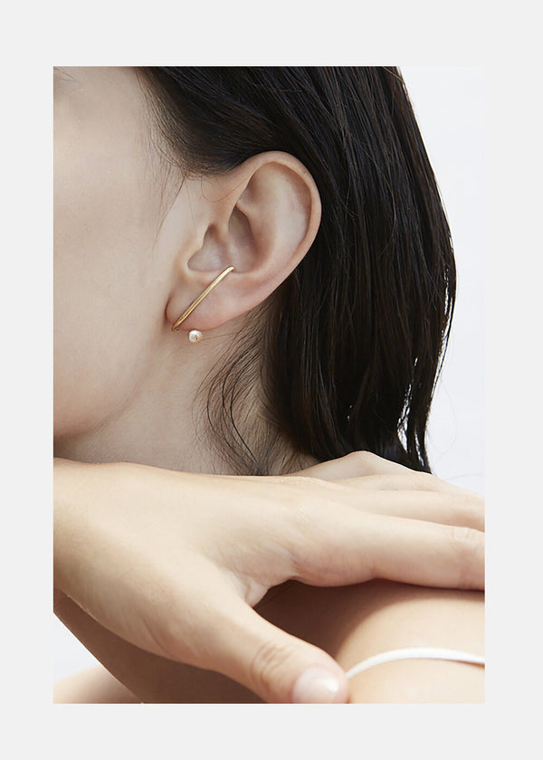 Katkim Crescendo Flare Pearl Earring