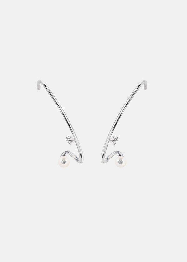 Katkim Crescendo Flare Pearl Earring