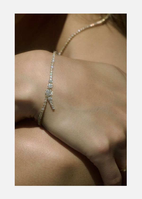 Katkim Diamond Serif Bracelet