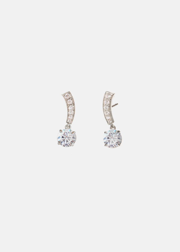 Katkim Diamond Serif Swing Earrings