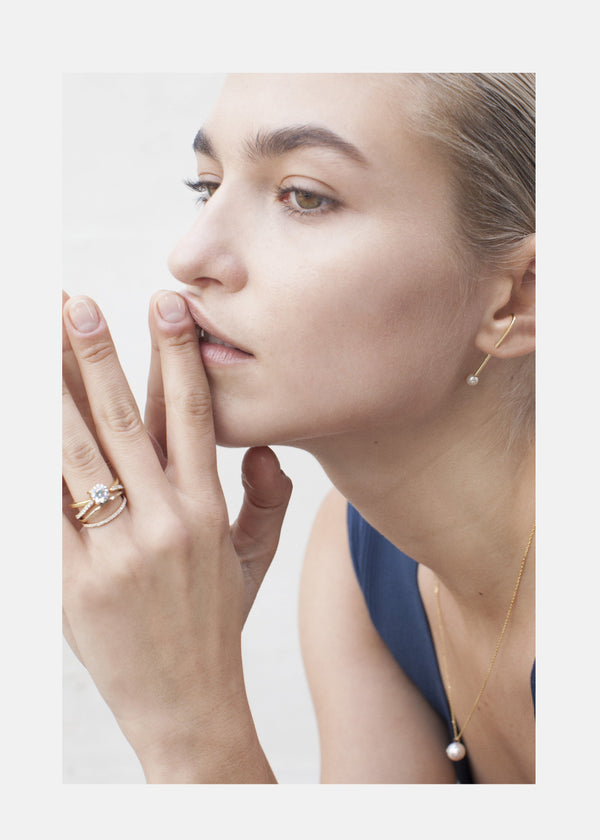 Katkim Diamond Sunset Pavé Ring