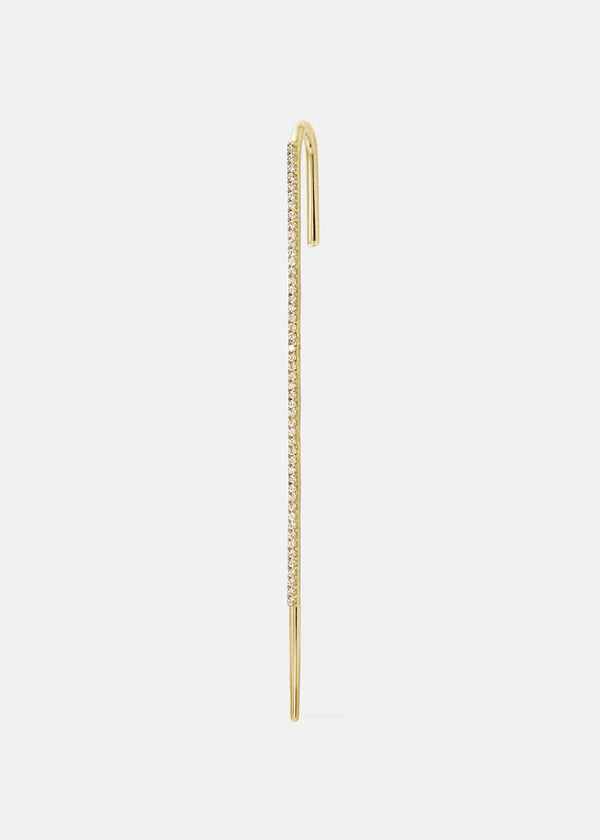 katkim Diamond Thread Ear Pin