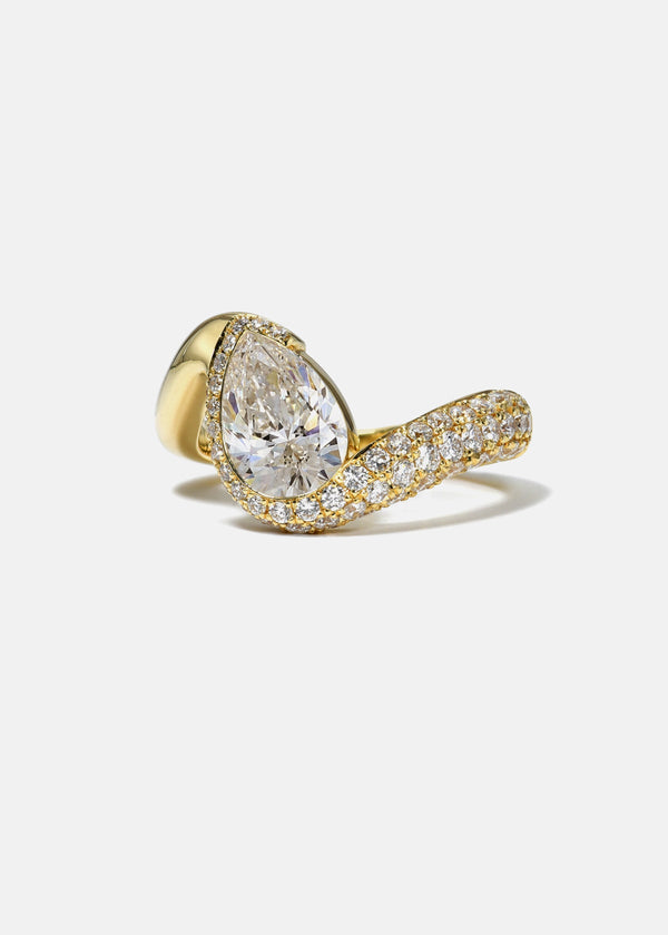 Katkim Diamond Trace Cloud Pavé Ring
