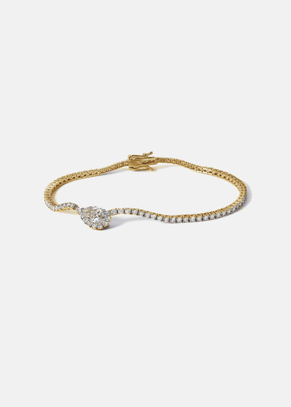 Katkim Diamond Trace Eternity Bracelet