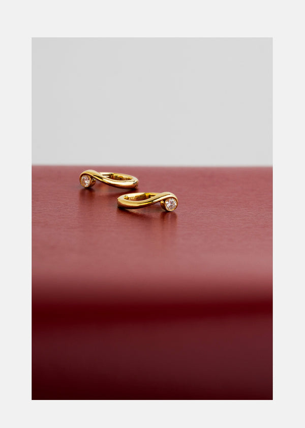 Katkim Diamond Trace Hoops