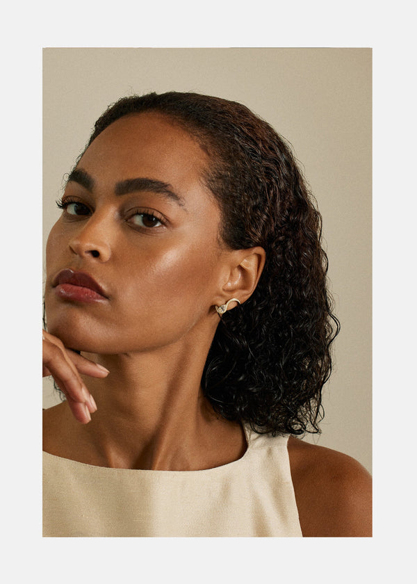 Katkim Diamond Trace Pavé Earring