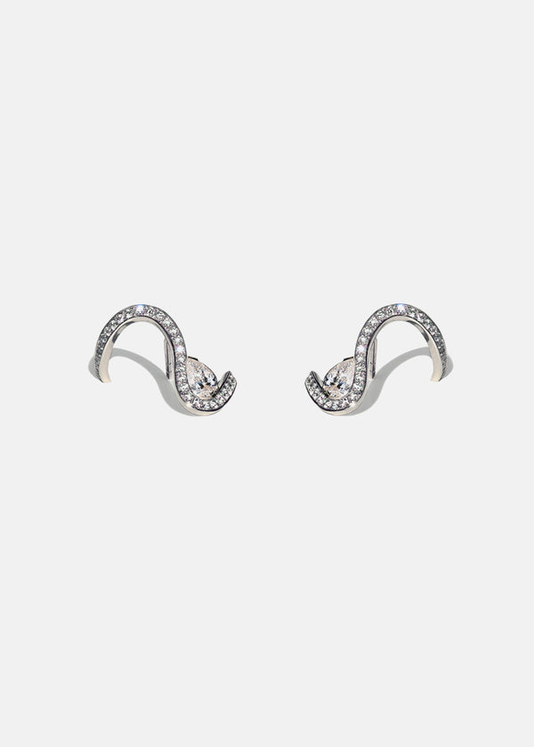 Katkim Diamond Trace Pavé Earring