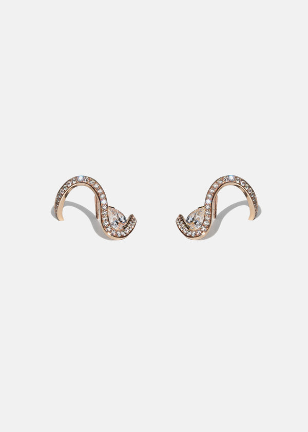 Katkim Diamond Trace Pavé Earring