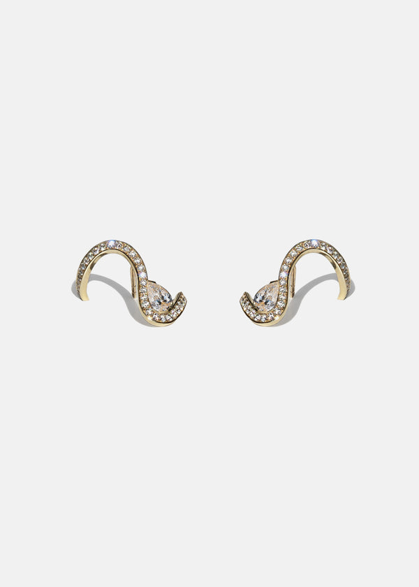 katkim Diamond Trace Pavé Earring
