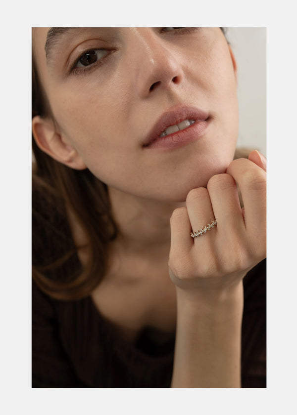 Katkim Diamond Zipper Ring