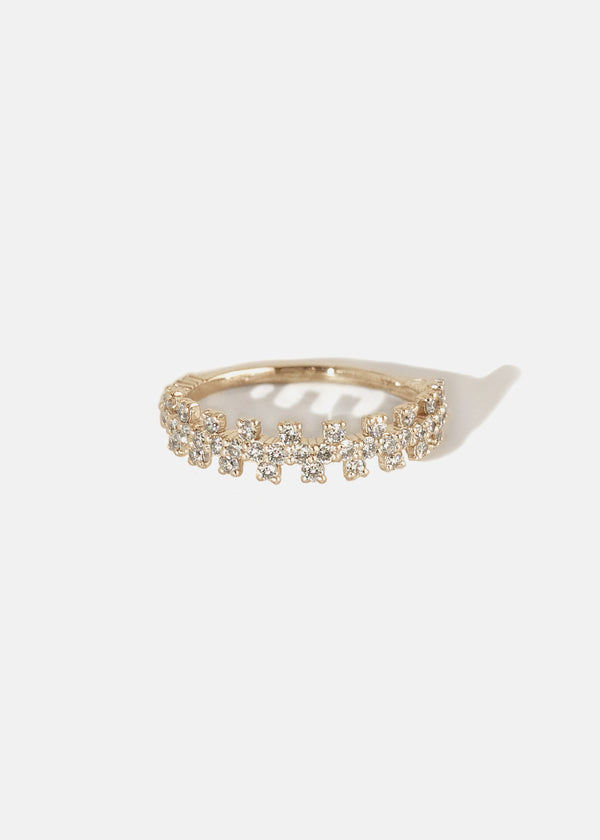 katkim Diamond Zipper Ring