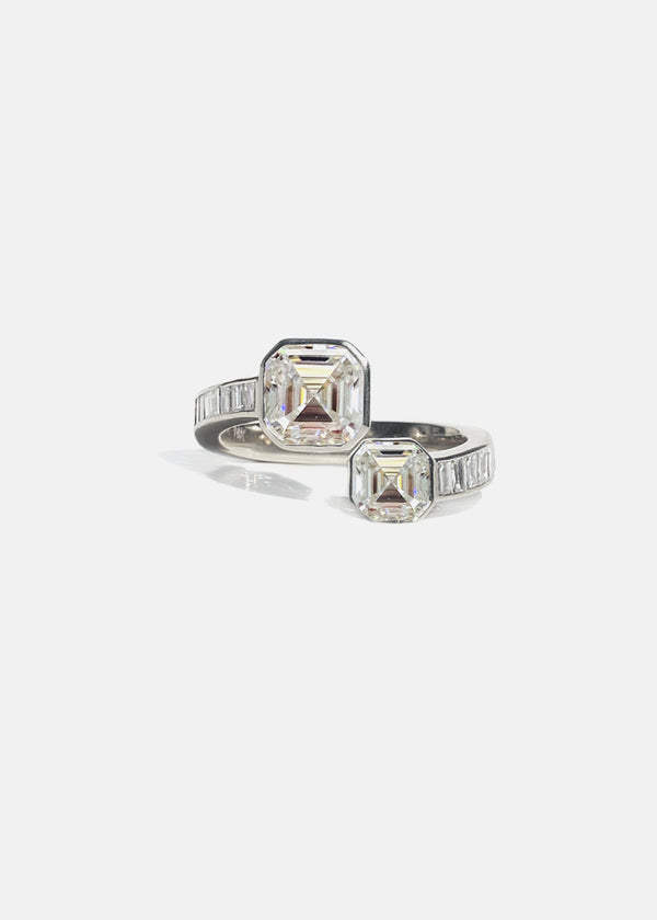 Katkim Duét Asscher Ring