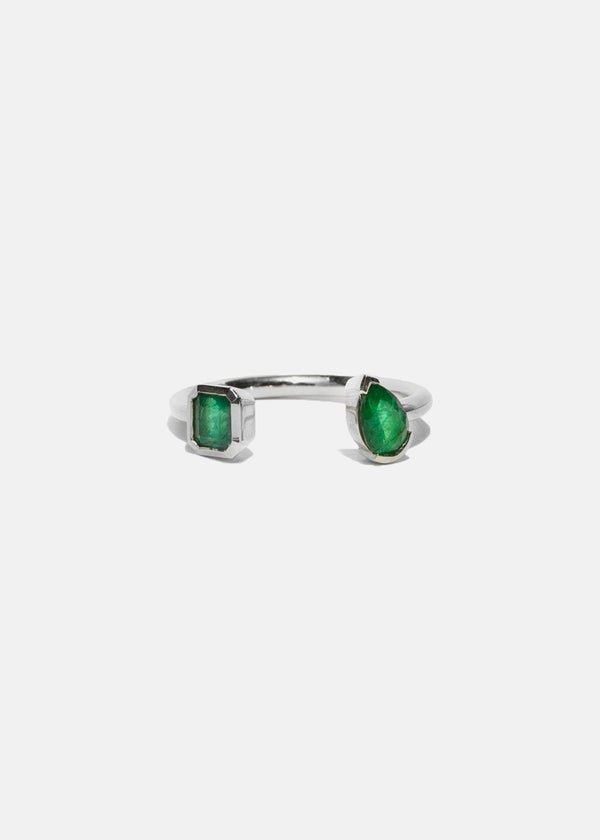 Katkim Duét Emerald Ring