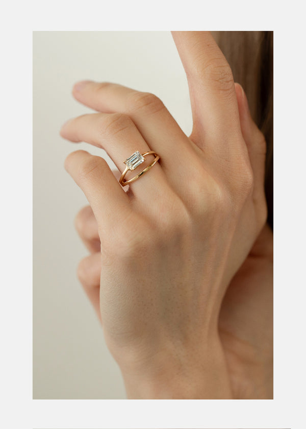 Katkim Emerald Sunset Ring