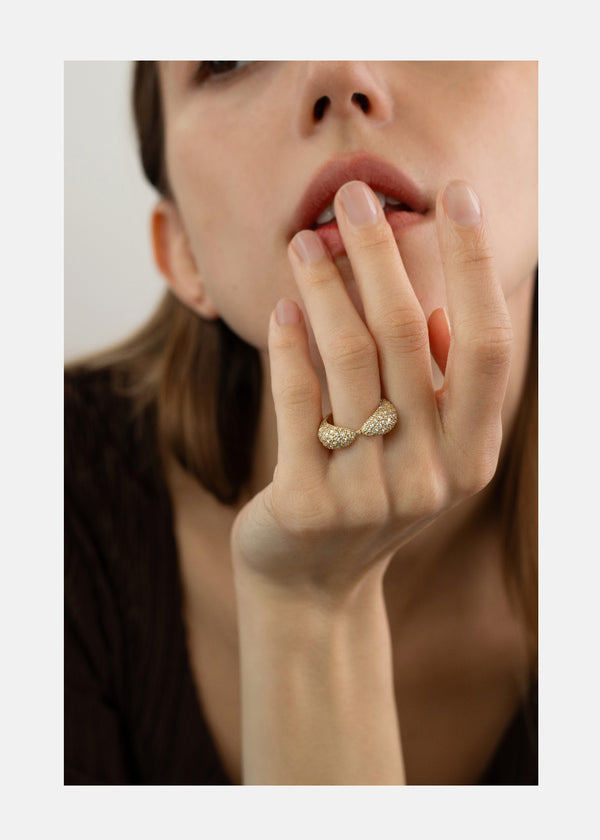 Katkim Éternal Cloud Pavé Ring